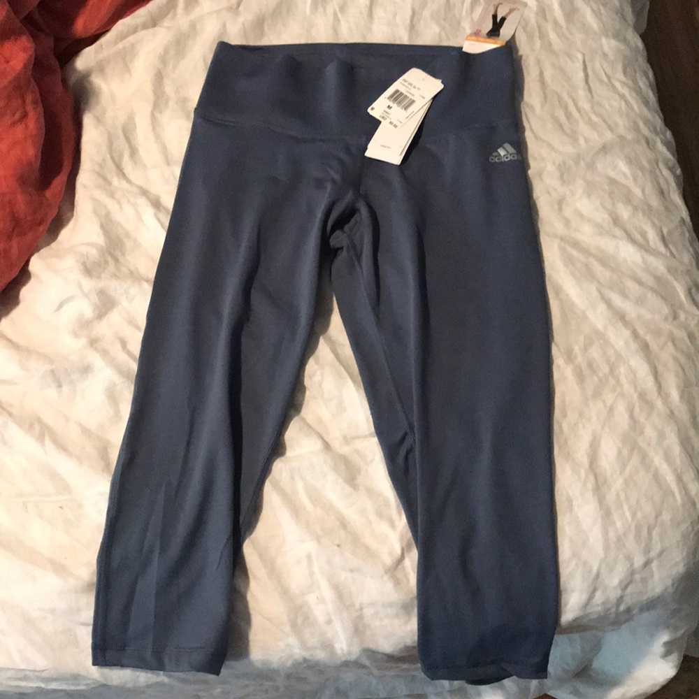 Blue/grey workout pants